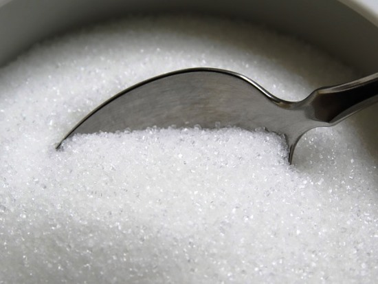 spoon of table sugar